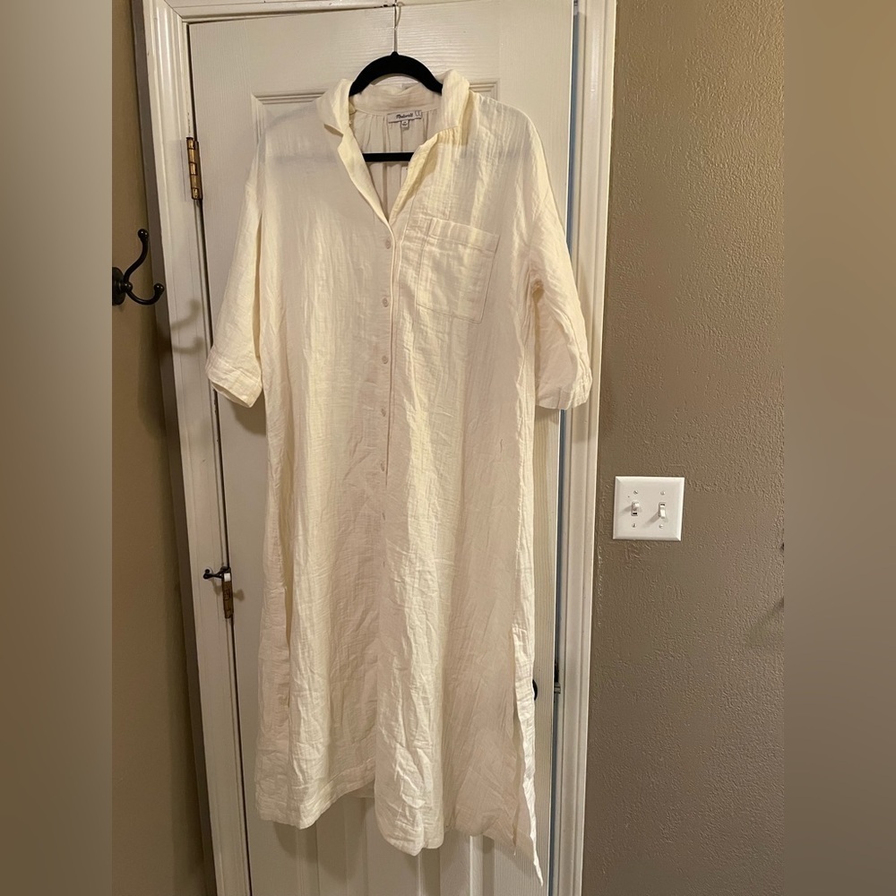 Madewell Isla Maxi Dress Color: Lighthouse XS NWT - Picture 5 of 7
